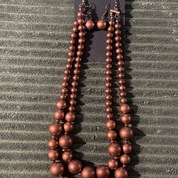 Jewelry bundle 4 necklaces 3 earrings New - Picture 9 of 16